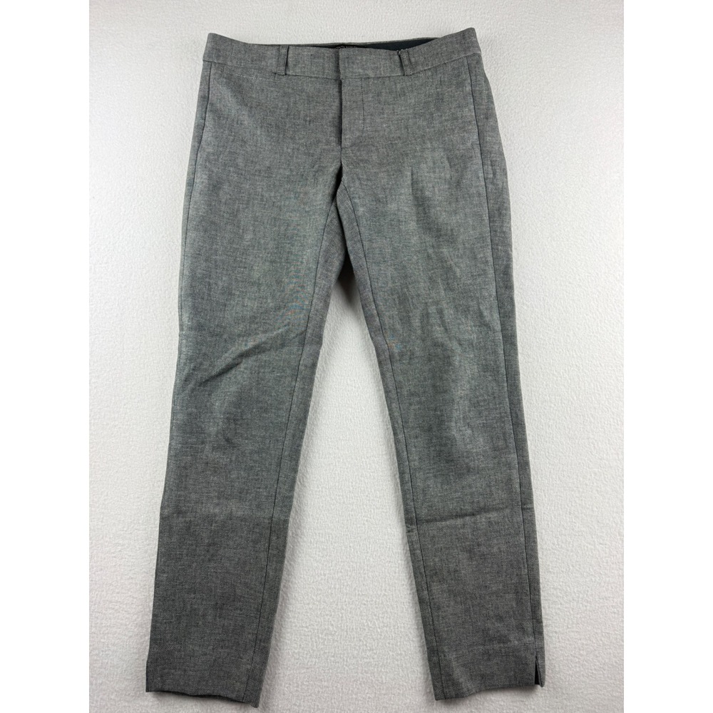 Banana Republic Sloan Gray Slim Fit Ankle Pants Womens 4 Business Casual